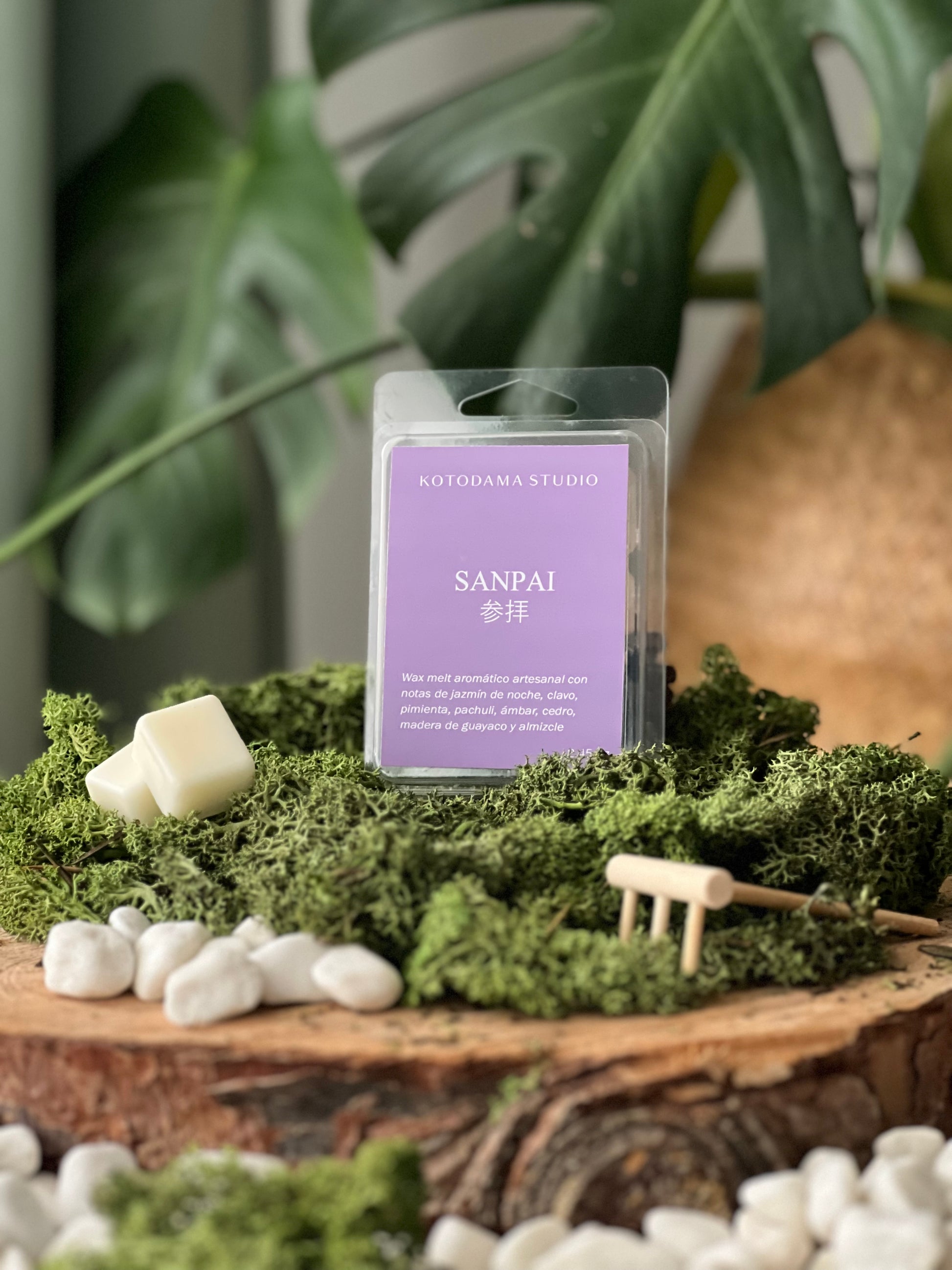 Wax melts aromáticos para perfumar tu hogar con aromas inspirados en Japón, aroma SANPAI