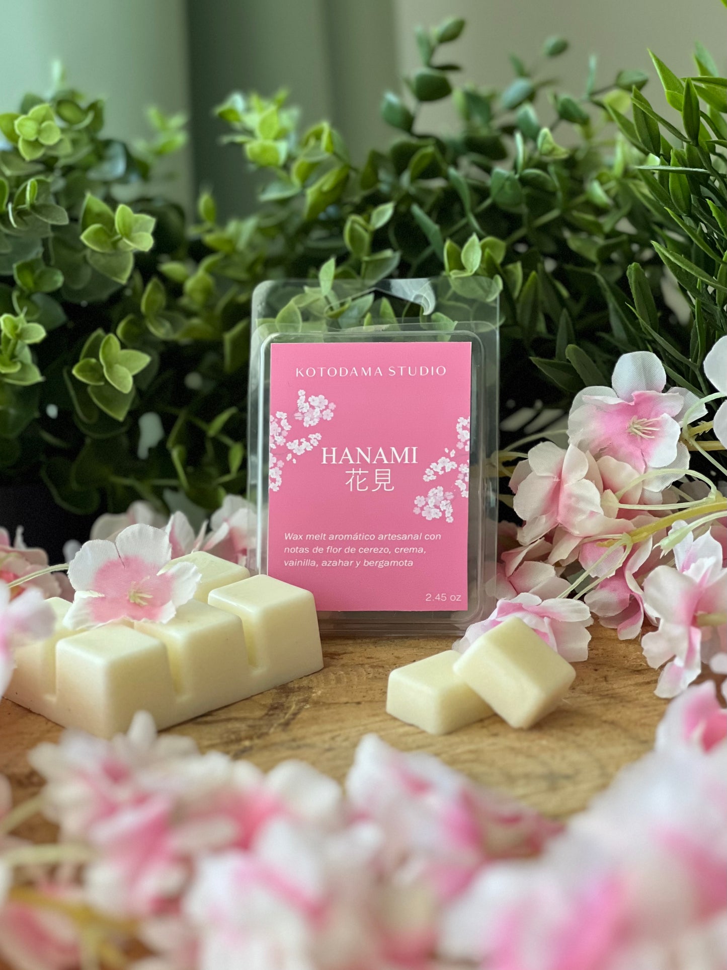 Wax melts aromáticos para perfumar tu hogar con aromas inspirado en los festivales japoneses de la primavera, aroma HANAMI