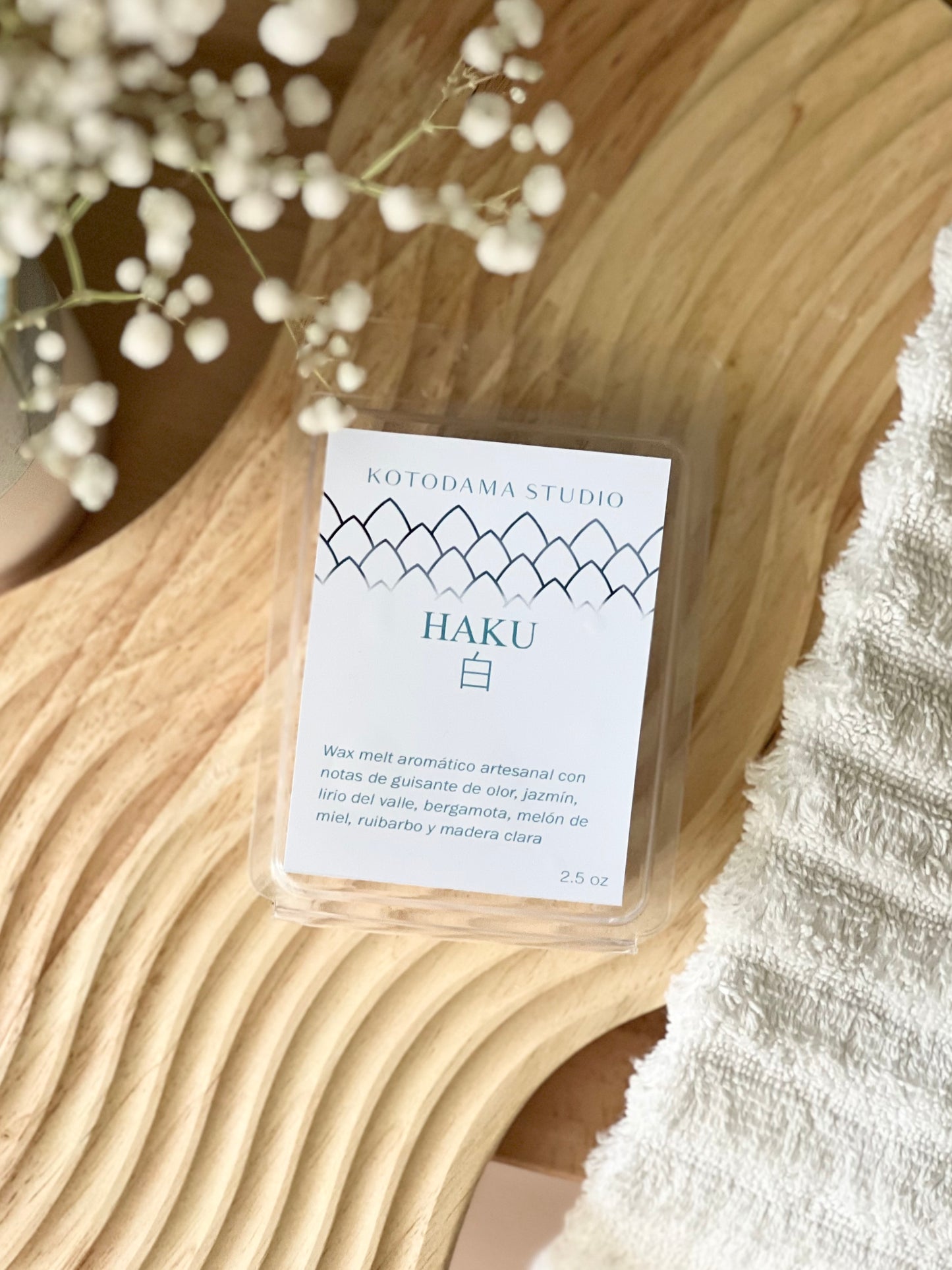 Wax melts aromáticos para perfumar tu hogar con aromas inspirados en Studio Ghibli, aroma HAKU, "El viaje de Chihiro"