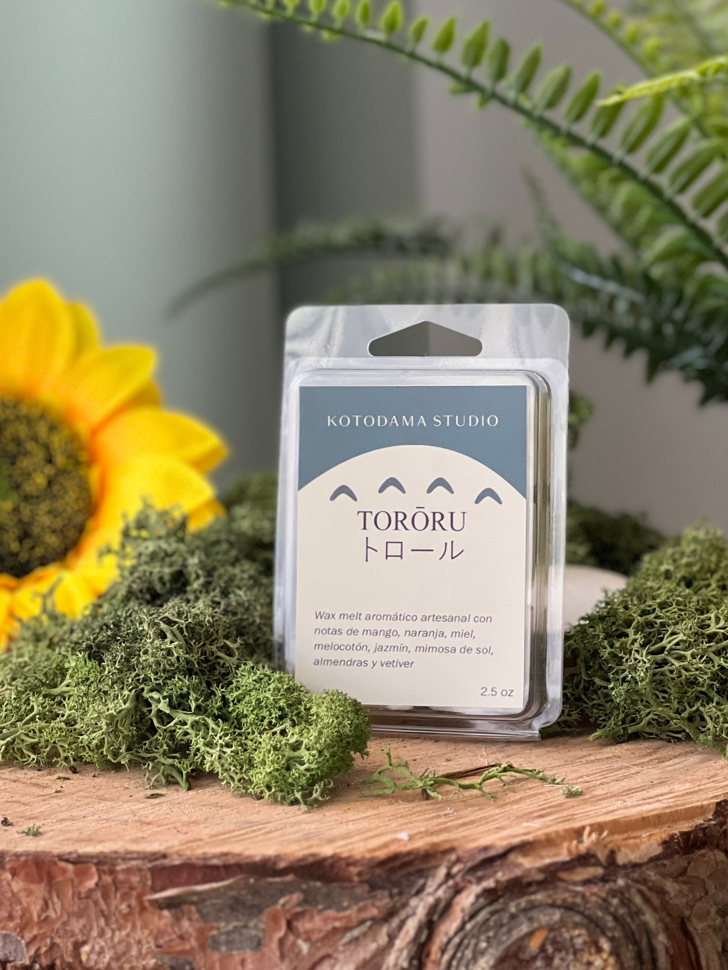 Wax melts aromáticos para perfumar tu hogar con aromas inspirados en Studio Ghibli, aroma TORORU de "Mi vecino Totoro"