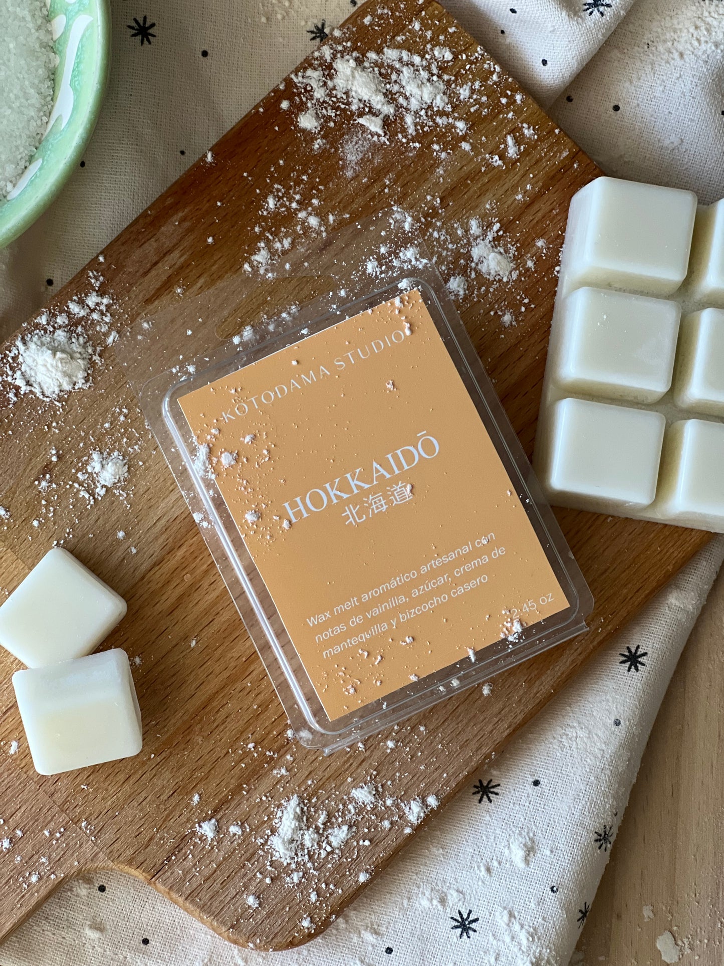 Wax melts aromáticos para perfumar tu hogar con aromas inspirados en Japón, aroma HOKKAIDO